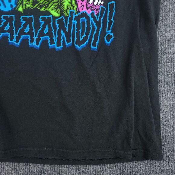 Zombies Graphic T Shirt Mens Medium Black Cotton Halloween Casual - Picture 7 of 11